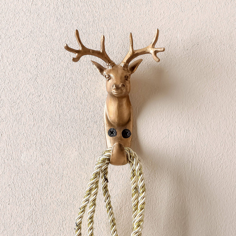 Keisha Iron Wall Wall Hook, Antiqued Copper