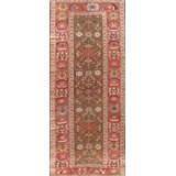 Azerbaijan One-of-a-Kind Runner 4'2" X 9'5" Hand Knotted Area Rug