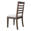 Ensemble de table de salle à manger extensible 7 pièces, table de ferme avec rallonge 18 ", table de cuisine en bois rustique 78" et chaises 6 pièces-867305236