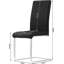 Bloxson 48.5cm H Velvet Upholstered Cantilever Chair in Black-2010245827