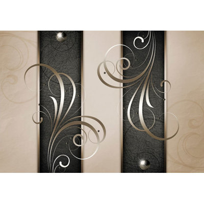 Murale Peel & Stick Glam - Duo romantique