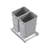 Dowell 18" Double Pullout Kitchen Trash Can with Soft-close Slides - Aluminum-100790297