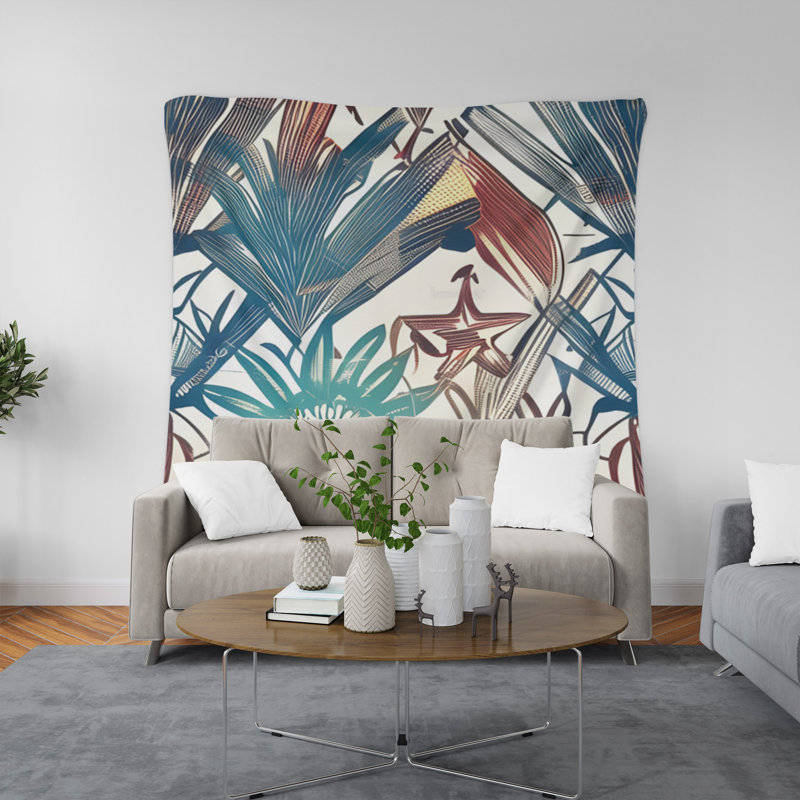 Tapisserie murale, H 88 po x l 104 po