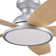 Low Profile 42" 5 - Blade Flush Mount Small Room Ceiling Fan with LED Light and Remote
