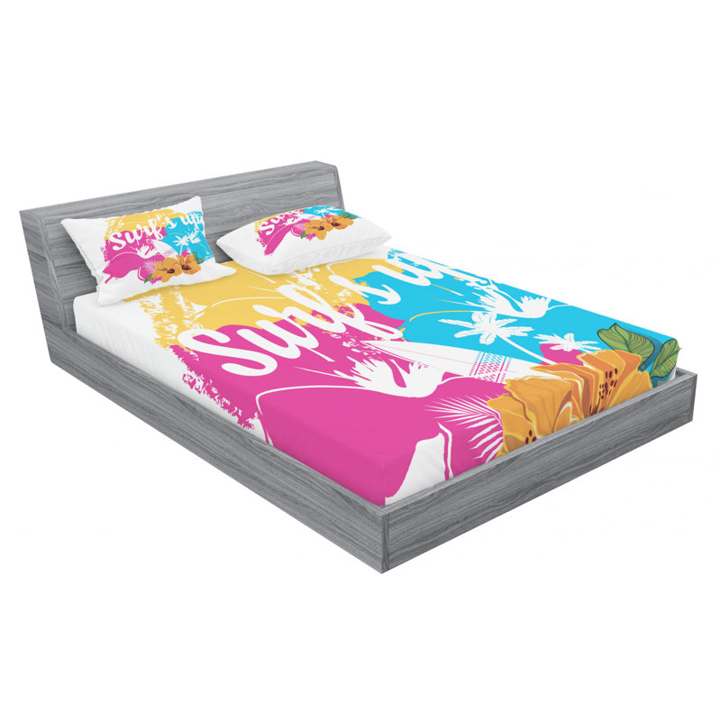 Microfiber Sheet Set, Full Sheet Set with Fitted Sheet