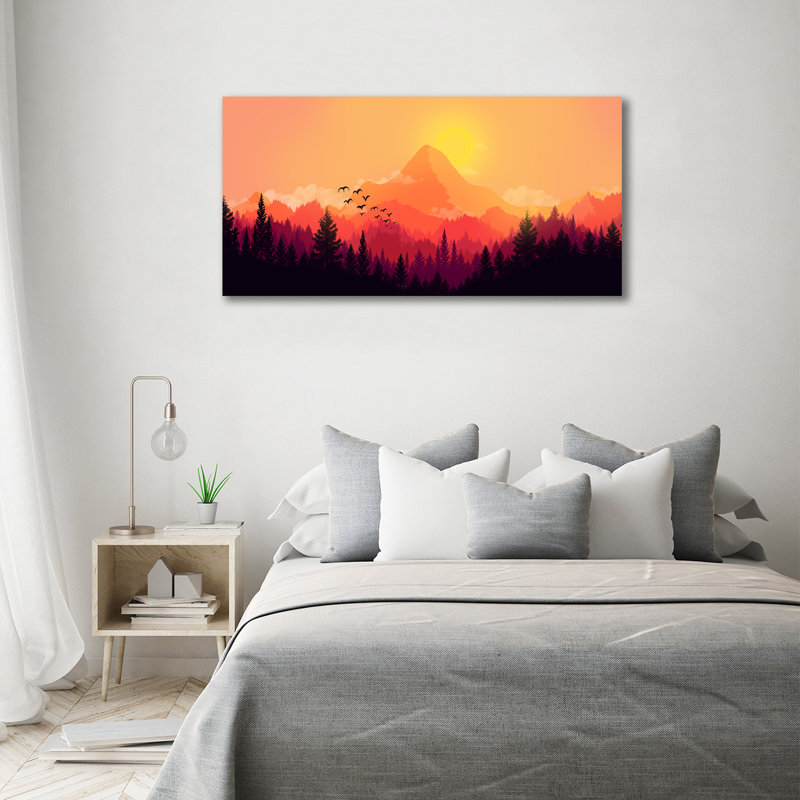 Mountain Landscape - Wrapped Canvas Print