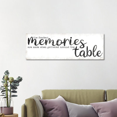 The Fondest Memories by Marla Rae - Panoramic Print on Canvas