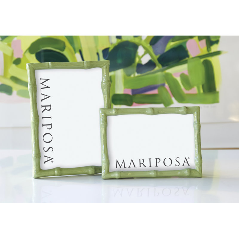 Classic Green 4x6 Metal Picture Frame with Glass Protector