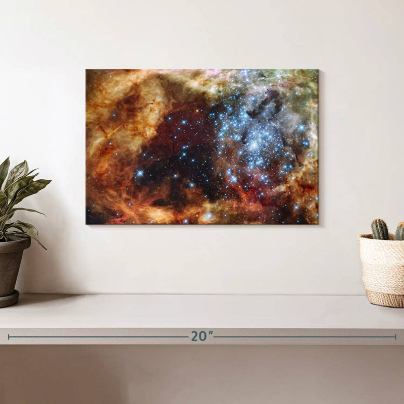 Amas d'étoiles globulaires Oberle, H 8 po x l 12 po