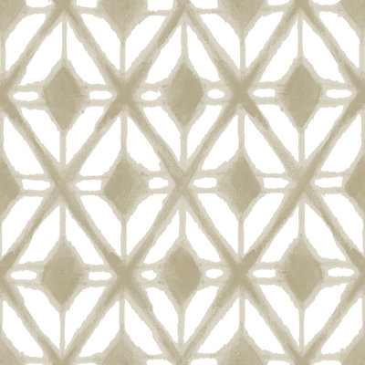 Shibori Geometric Peel and Stick Wallpaper
