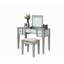 Ensemble de coiffeuse et tabouret avec tiroirs de rangement pour la chambre à coucher