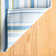 Daphne Striped Cotton Area Rug in Beige/Blue/Moss