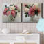 Peony Magic I - ensemble de 2 reproductions d'art sur toile tendue-1059502932