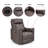 31.5" Wide Modern Ultra Comfortable Swivel And Rocker Manual Reclining Home Theater Seating-1585803432