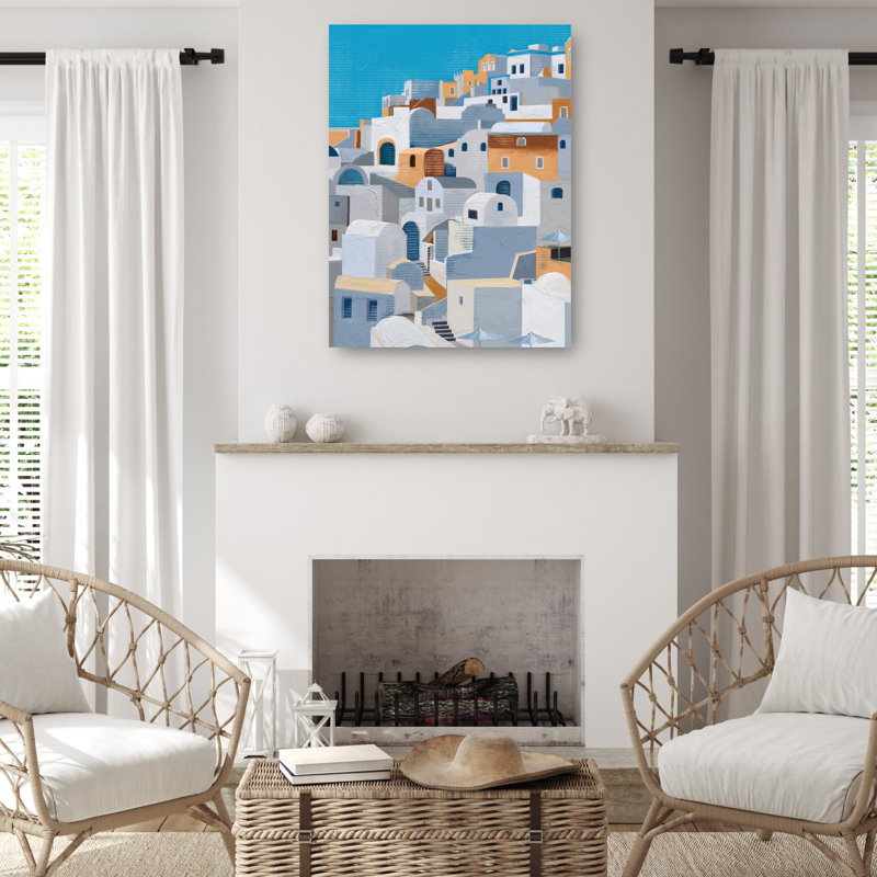 Santorini II by Aviva Miles Canvas Art Print