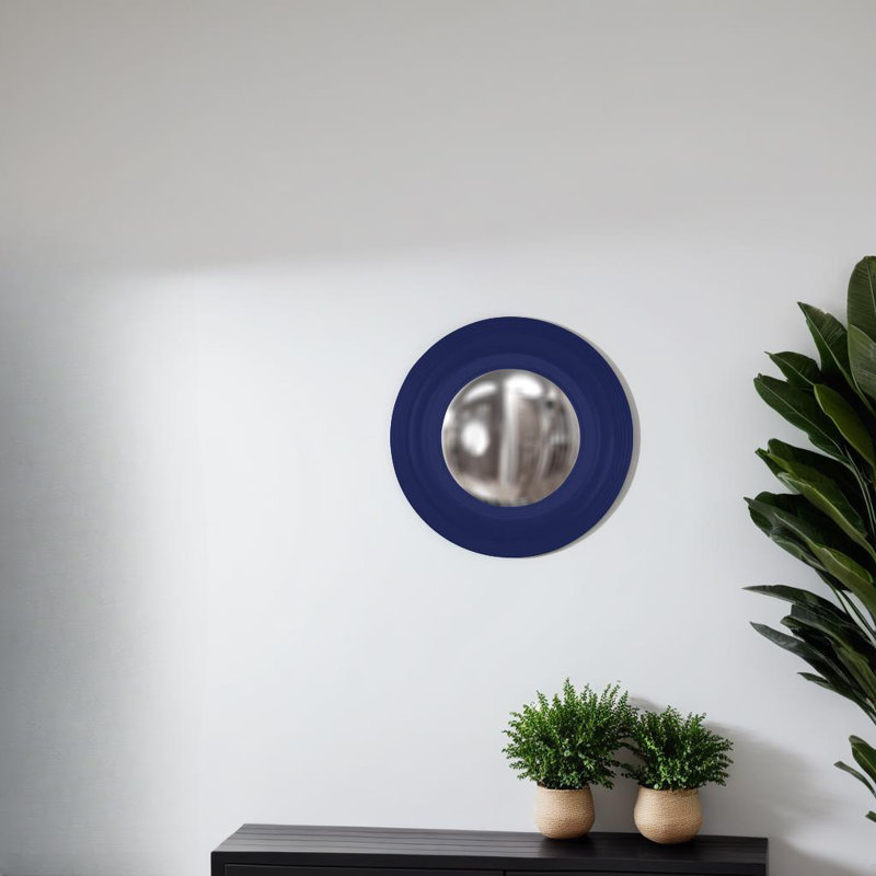 Round Mirror, Navy