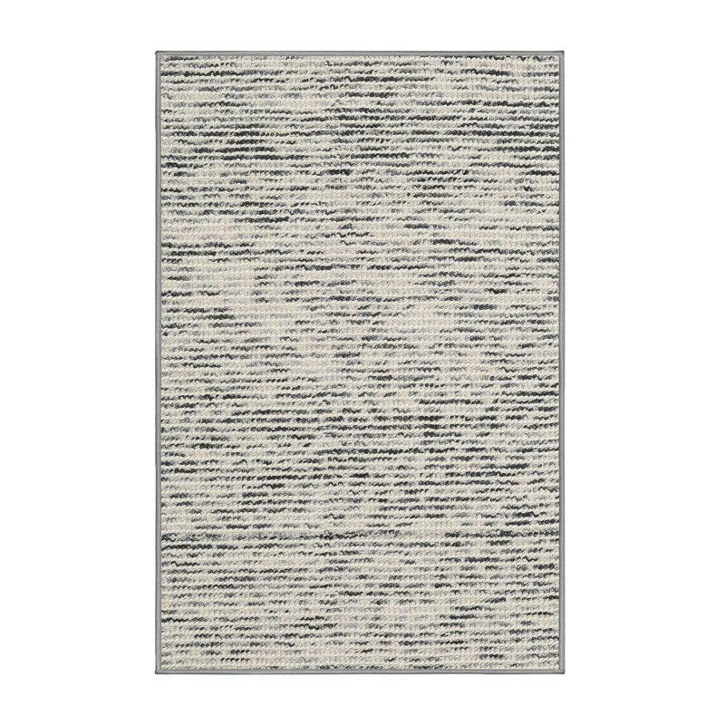 Tapis contemporain gris, Rectangle 5 pi x 8 pi