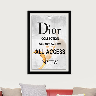 « dior all access », art textuel