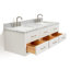 Ensemble de meuble-lavabo double 61 po ceintureania Alemanno-310051717-310051712