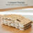  Scalloped 10.5 X 10.5In Hyacinth Storage Basket Set Of 5 - Natural With White Trim-1243071250-1243071241