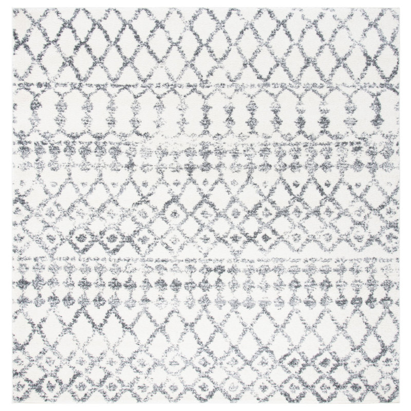 Tulum Performance Southwestern Rug, Square 6'7"