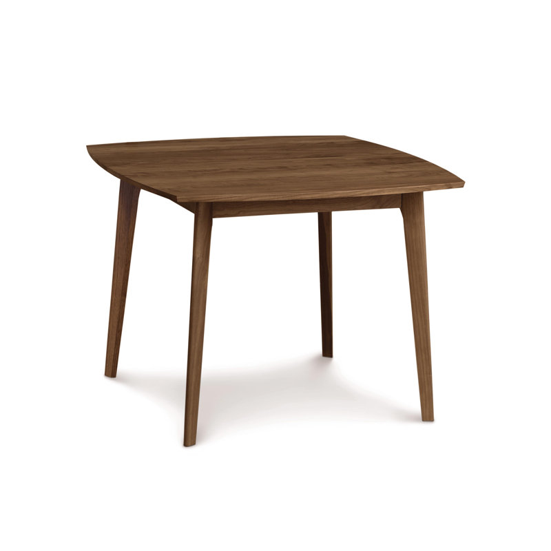 Catalina Fixed Top Table, 30" H x 40" L x 40" W, Natural Walnut