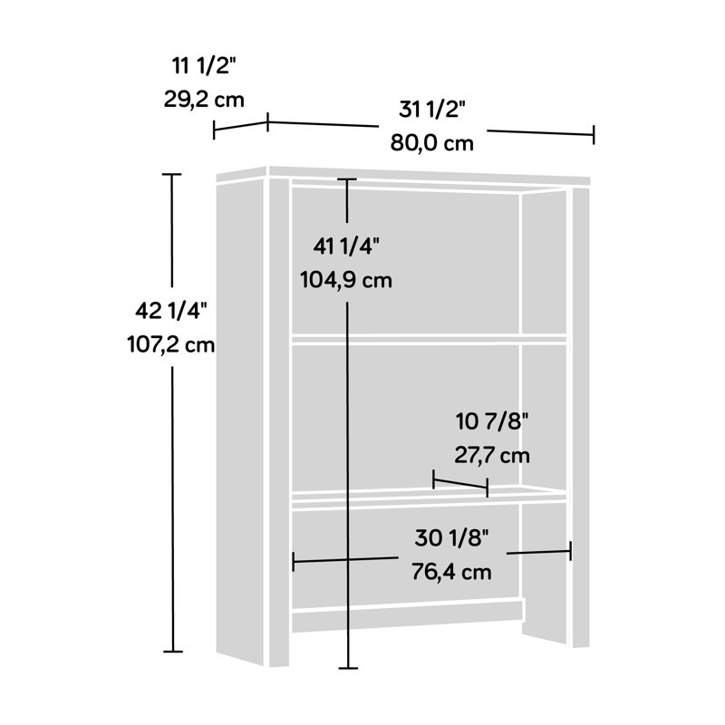 Aldrik 42.21'' H x 31.50'' W Hutch