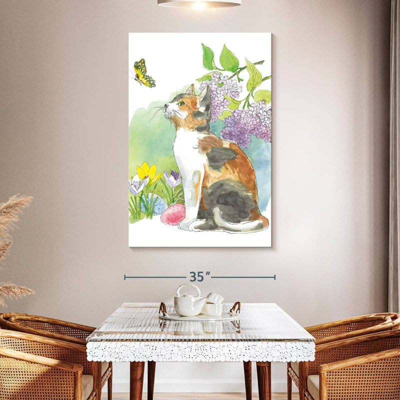 Chatons de Pâques Brampt II, H 51 po x l 34 po