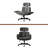 Criss Cross Chair With Adjustable Armrests & Wheels & Headrest, Lounge Vanity Desk Chair With Wide Seat For Cross-Legged Sitting, Swivel Task Office Chairs For Home, Makeup, Gaming, Office-1754914891
