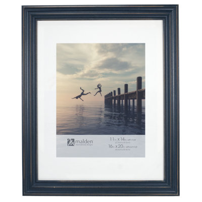 Indigo Picture Frame with Mat