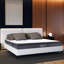 Très grand lit, matelas en mousse multicouche de 14 po, housse souple, ressorts ensachés, contour du corps, respirabilité accrue, support de bord solide, emballage roulé. Taille de matelas avec tricot, plusieurs couches,