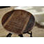 INDUSTRIAL Solid Wood Accent Stool