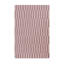 Maroon Stripe Muslin Mini Crib Sheet