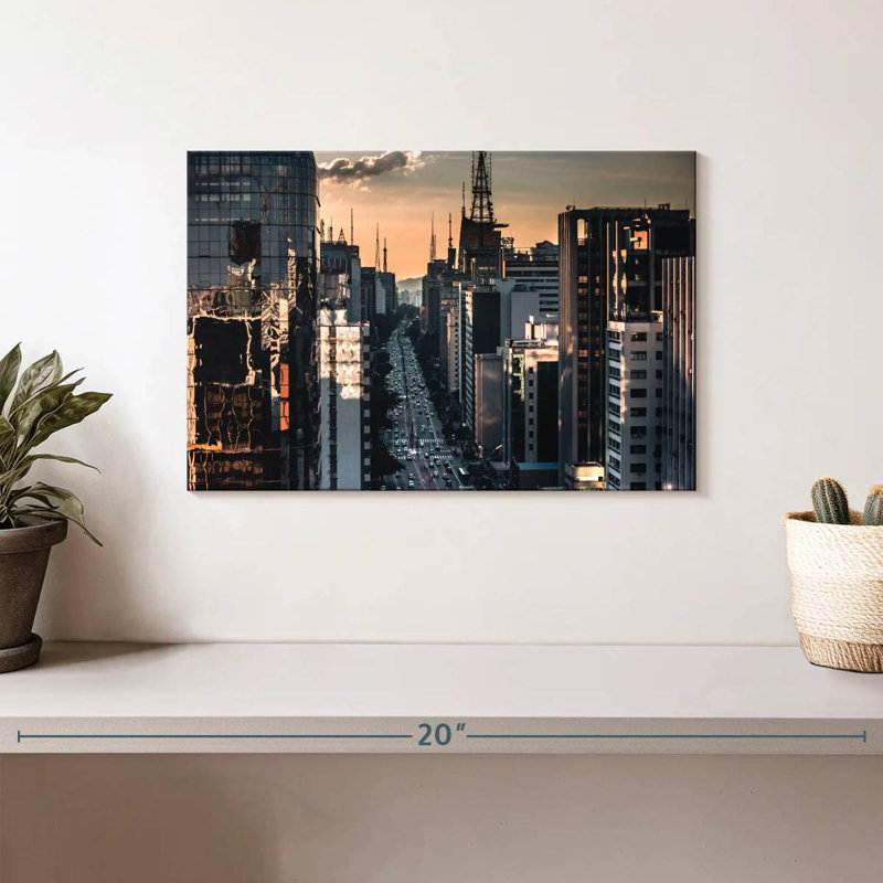 Sireci Paulista Buildings, 8" H x 12" W