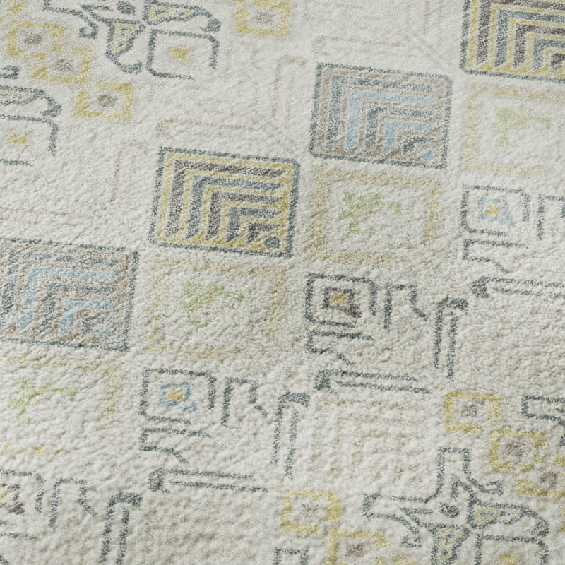 Tapis de qualité supérieure lavable à la machine Mayfield AMF2487, Ivory, 10' x 14'