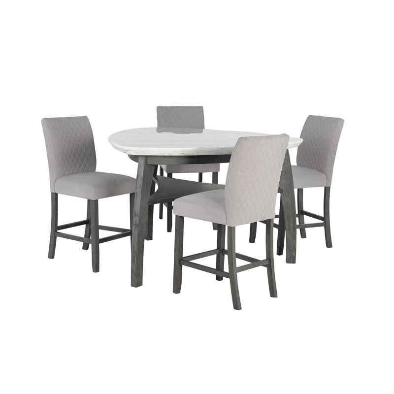 D8192 Triangular Bar Table, 36" H x 54" L x 54" W