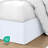 Queen Bed Skirt -  Tailored Drop Easy Fit - Bed Skirt For Beds - Center & Corner Pleats