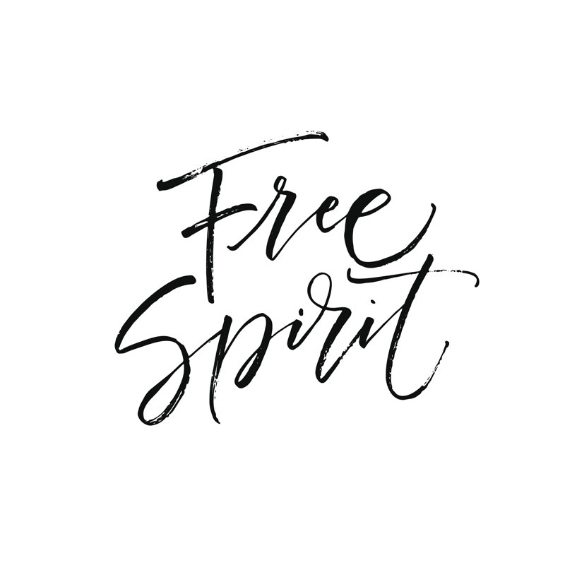 Free Spirit Card - Wrapped Canvas Print, 51cm H x 51cm W x 3.8cm D