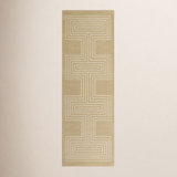 Momeni Simba Geometric Wool Copper Area Rug 2' X 3'
