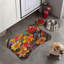 Floral Glass Art - tapis d'alimentation en os 1 pièce-101343494