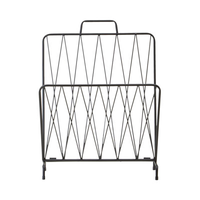 Alawna Metal Free Standing Magazine Rack