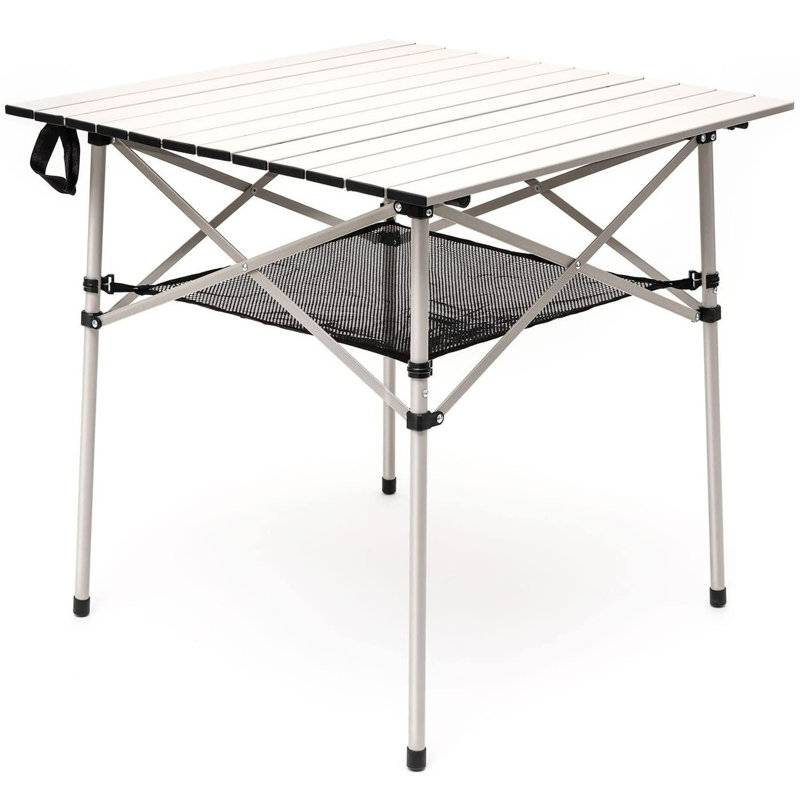 Table pliante portative 27,5 po, gris
