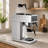 Commercial Stainless Steel Drip Coffee Maker with Dual Carafes