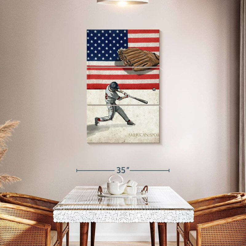 Baseball américain Sireci, H 45 po x l 28 po