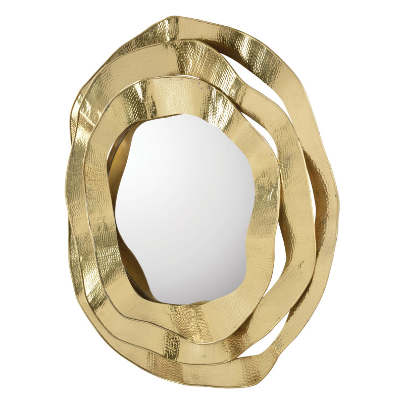 Miroir Ripple, laiton