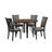 4 - Person Solid Wood Top Four Leg Base Dining Set