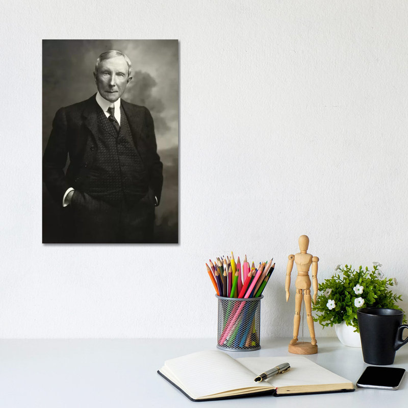 John D. Rockefeller Snr by American Photographer - Wrapped Canvas Print, 30.48cm H x 20.32cm W x 1.905cm D