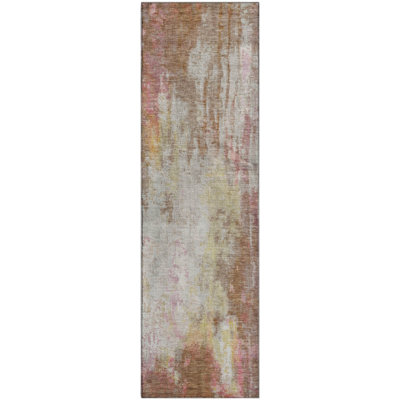 Premium Machine Washable Marasco AMF1640 Abstract Rug