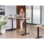 Electric Adjustable Standing Desk Chiyoda Light Brown/ White-1925197404