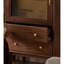 Armoire décorative arquée en verre Simple-1720986310